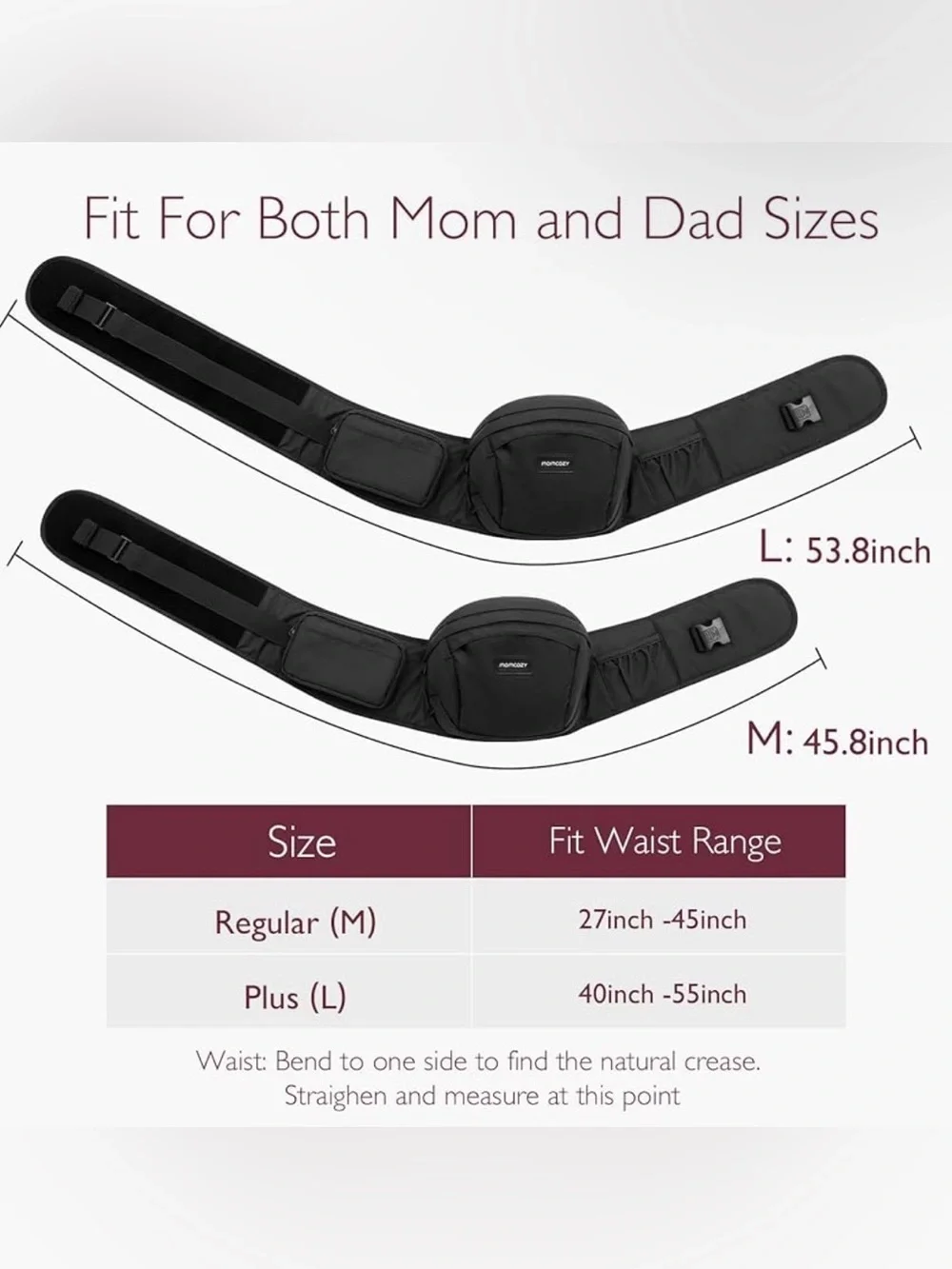 moncozy Black Baby Stroller Organizer